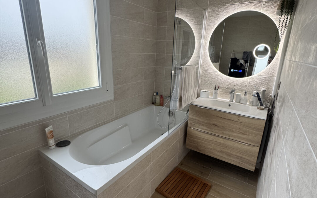 Rénovation d&rsquo;une salle de bain à Blagnac (31)
